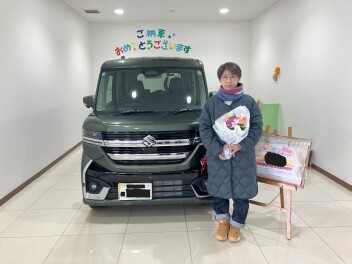 スペーシアカスタムご納車おめでとうございます！！